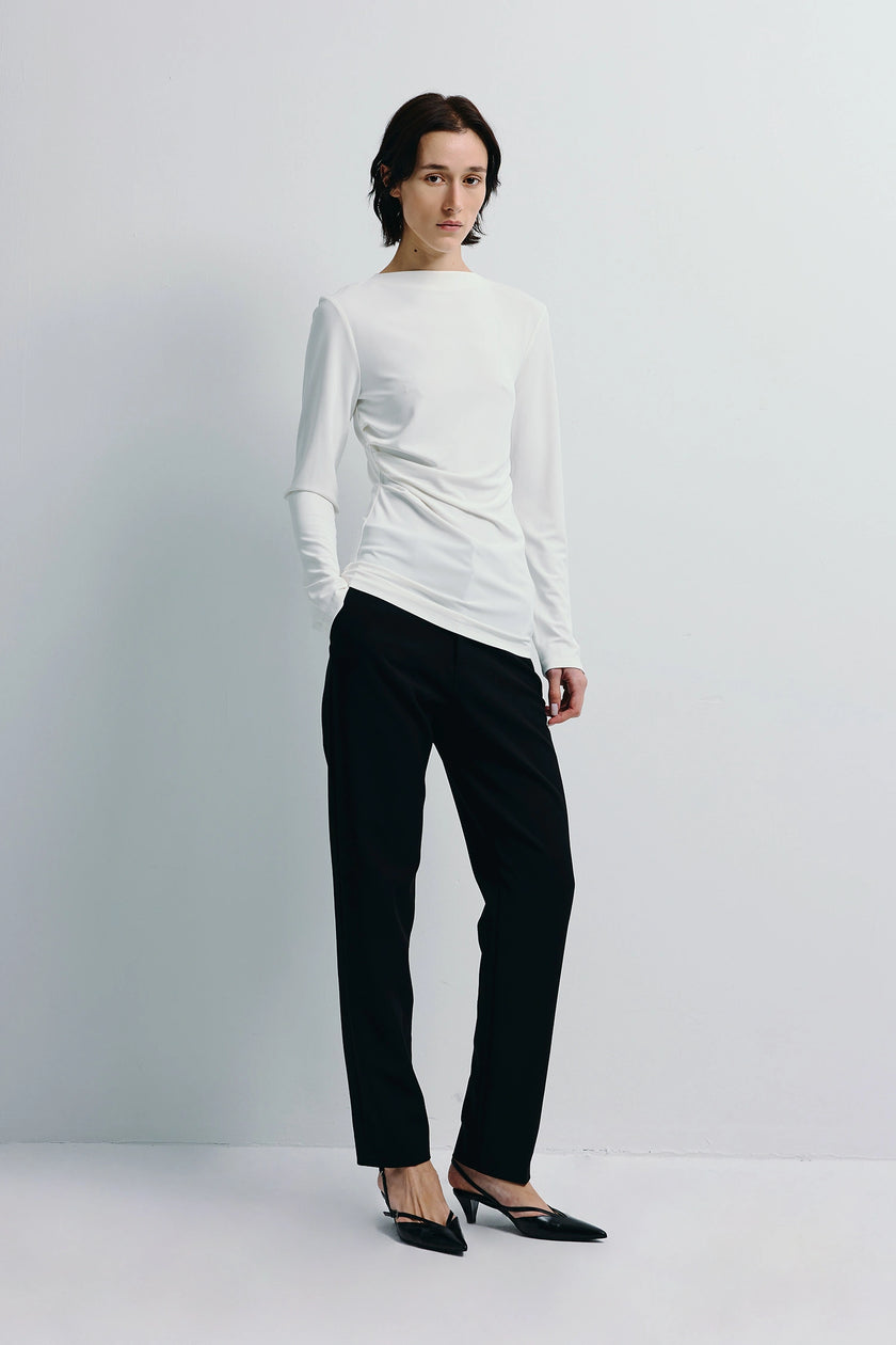 Nessa Slim Leg Pant Black