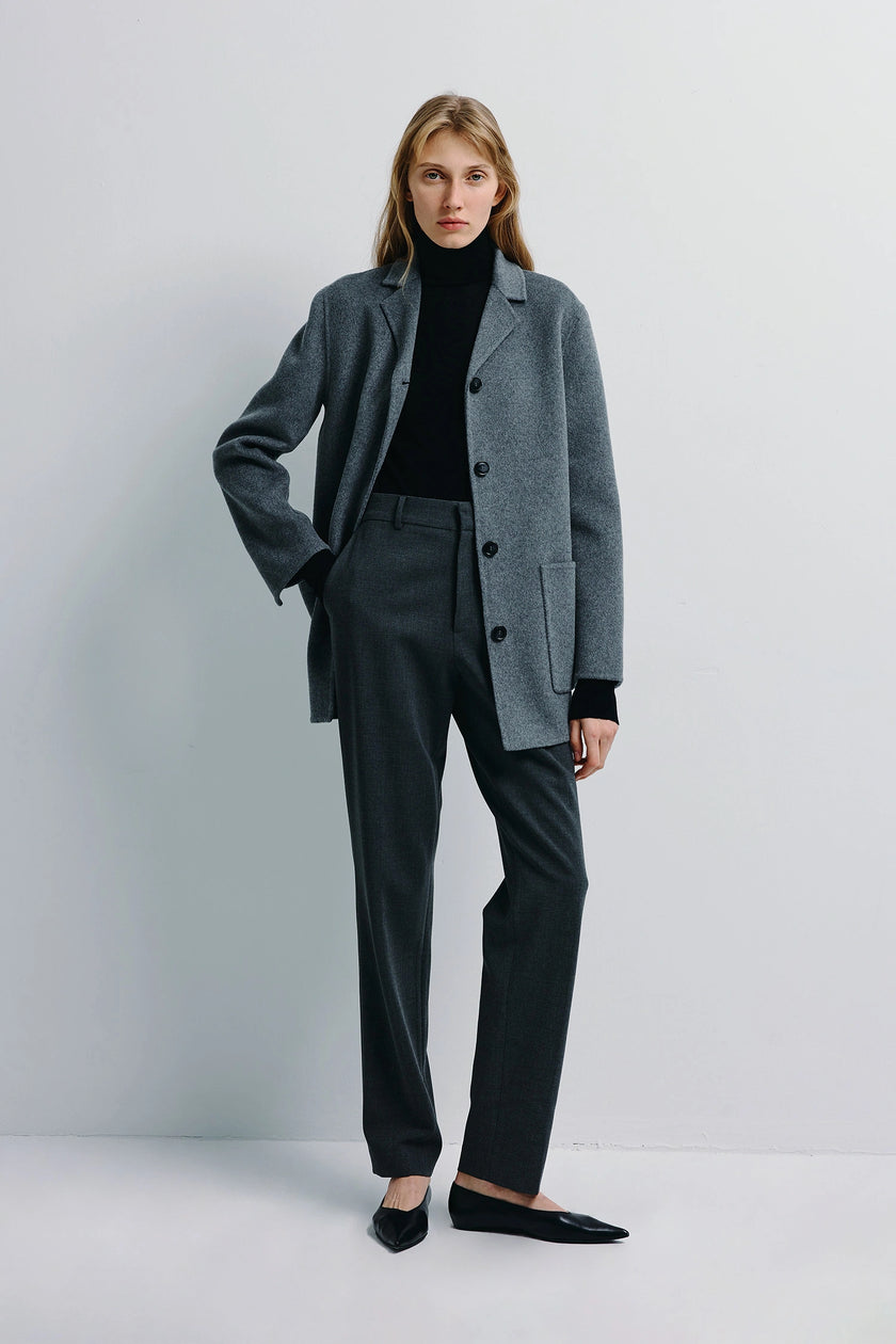 Nessa Slim Leg Pant H.Grey