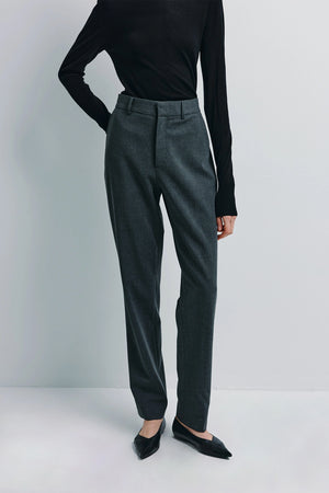 Nessa Slim Leg Pant H.Grey