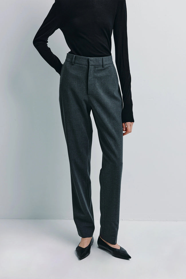 Nessa Slim Leg Pant H.Grey
