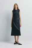 Roze A-line Midi Dress H.Grey