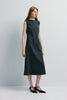 Roze A-line Midi Dress H.Grey