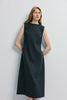 Roze A-line Midi Dress H.Grey