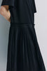 Lohan Pleated Skirt Dress Black