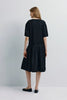 Lohan Pleated Skirt Dress Black