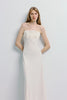 Margaux Satin Midi Dress Creme
