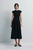 Emmy Sweater Knit Midi Dress Black