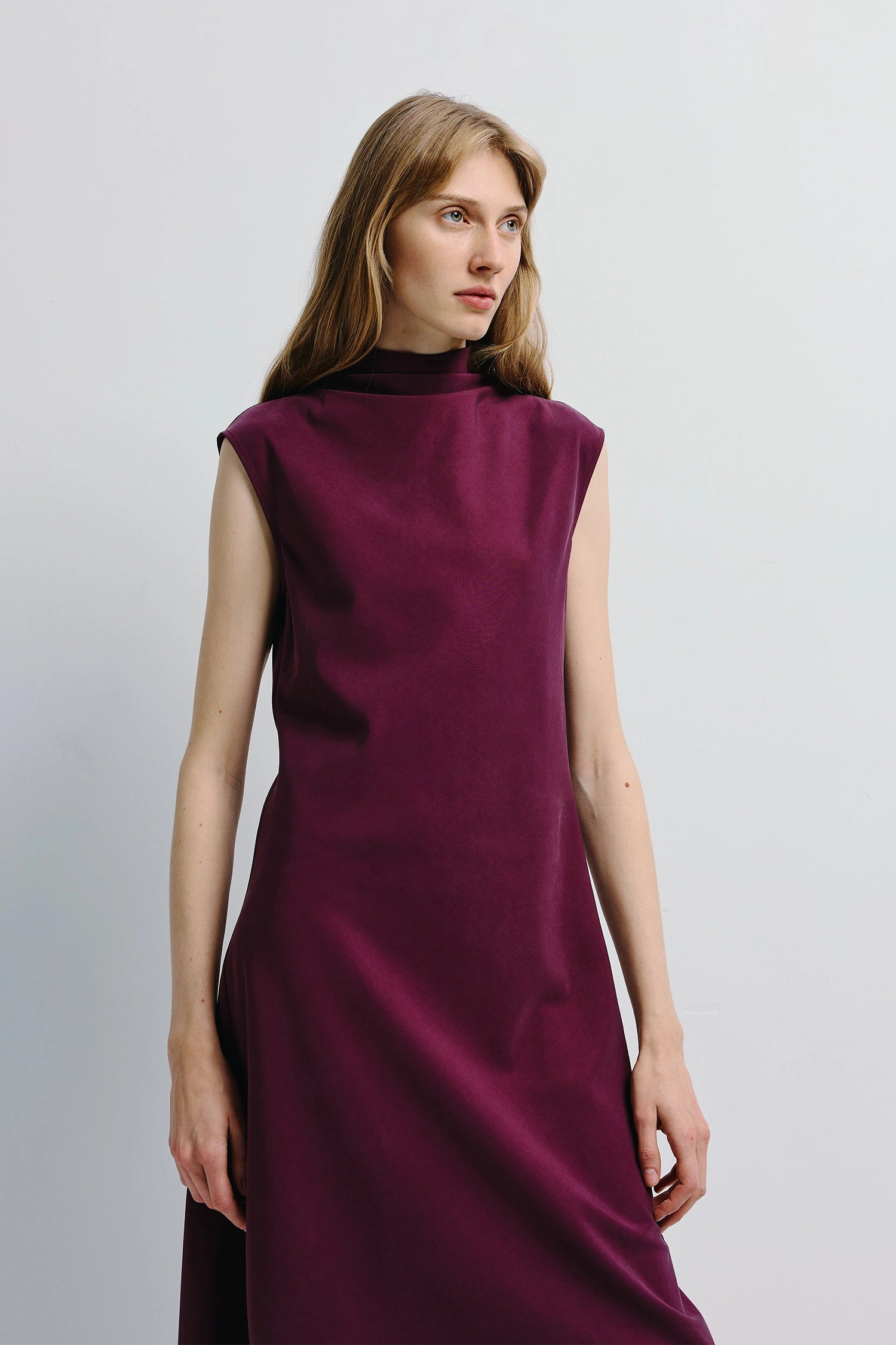 Mae Sheer Skirt Insert Dress Cherry