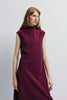 Mae Sheer Skirt Insert Dress Cherry