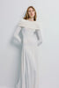 Gracy Cape Shoulder Maxi Dress Tofu