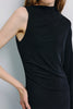Blaine Draped Maxi Dress Black