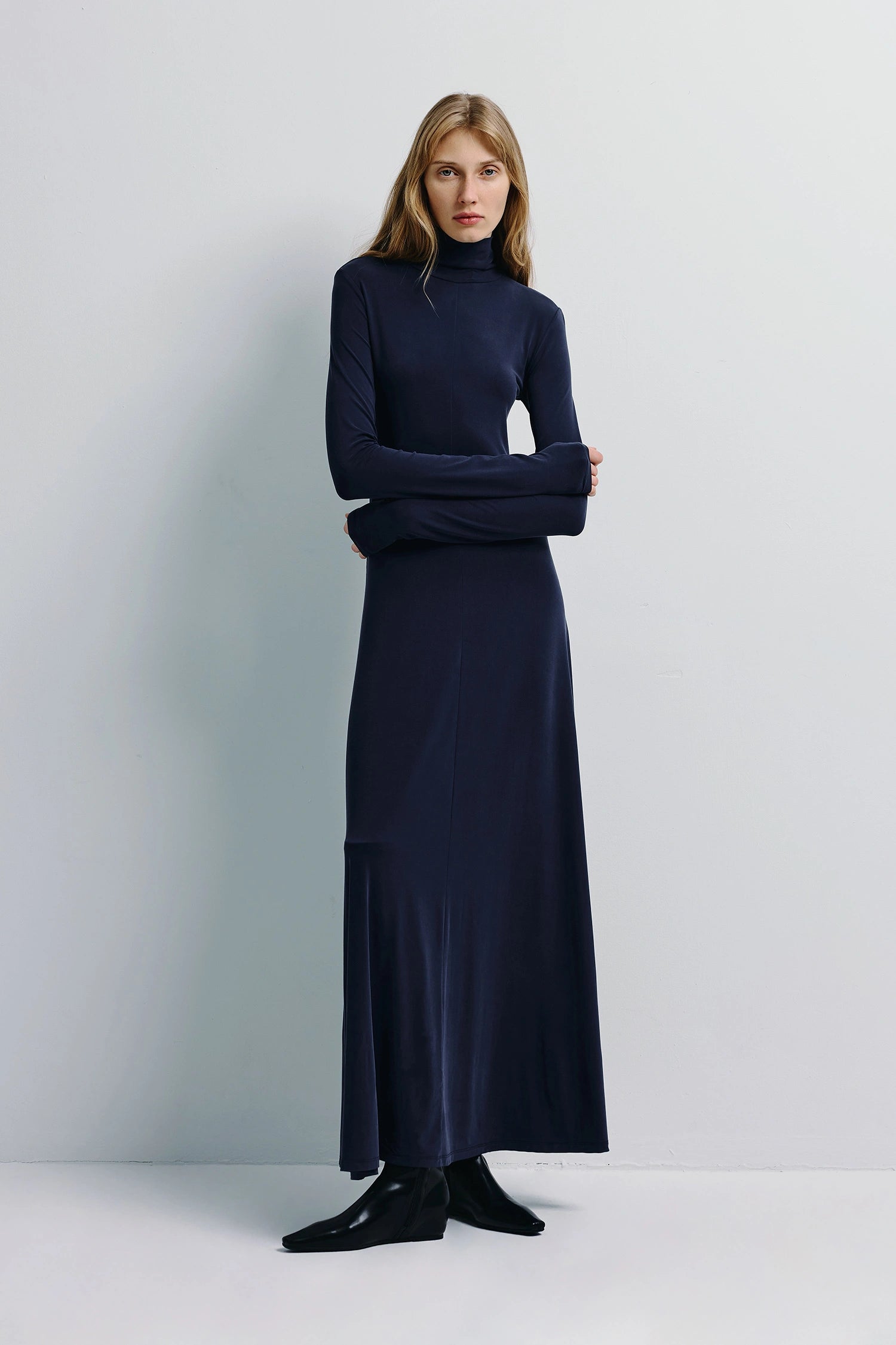 Harley High Neck Maxi Dress Future Dusk