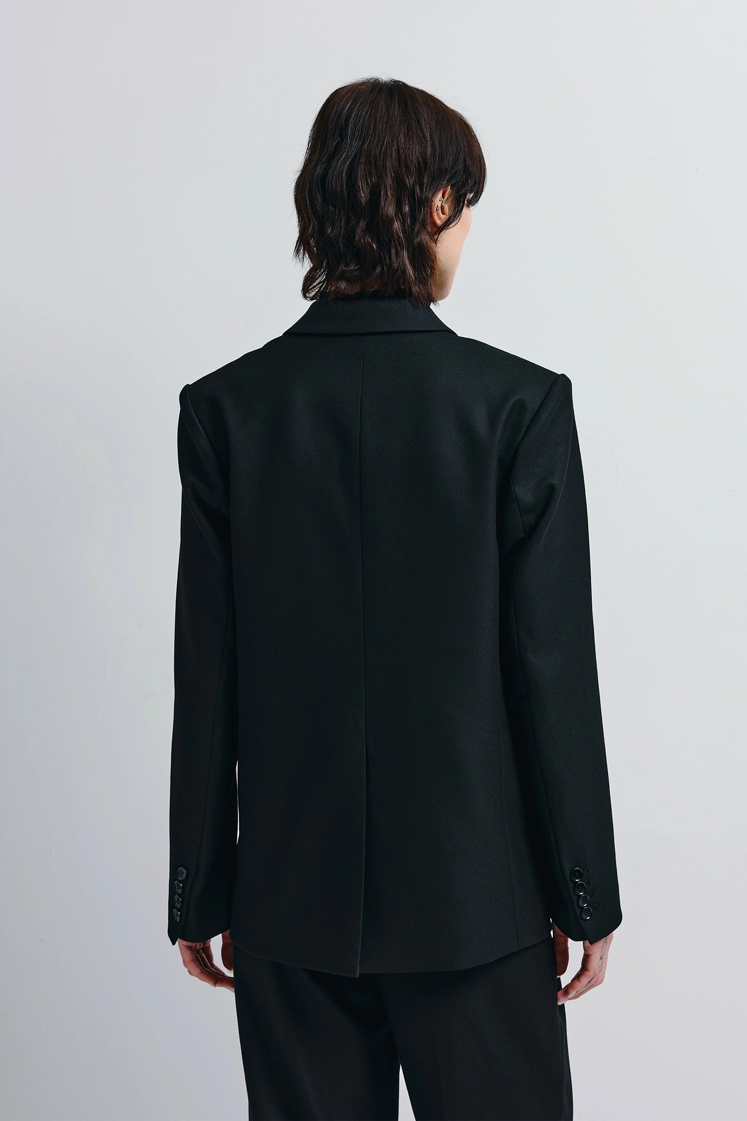 Neil Two-Button Blazer Black