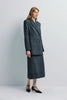 Paley Notch Collar Blazer Charcoal