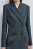 Paley Notch Collar Blazer Charcoal