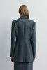 Paley Notch Collar Blazer Charcoal