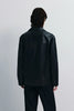 Darton Leather Single-Breasted Jacket Black