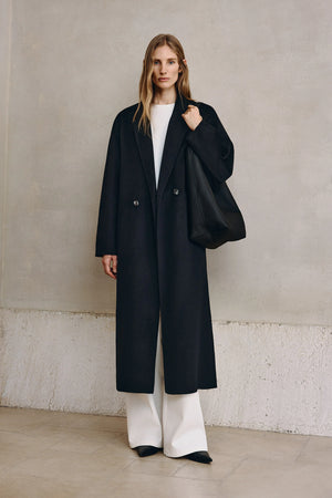 Basile Handmade Coat Black