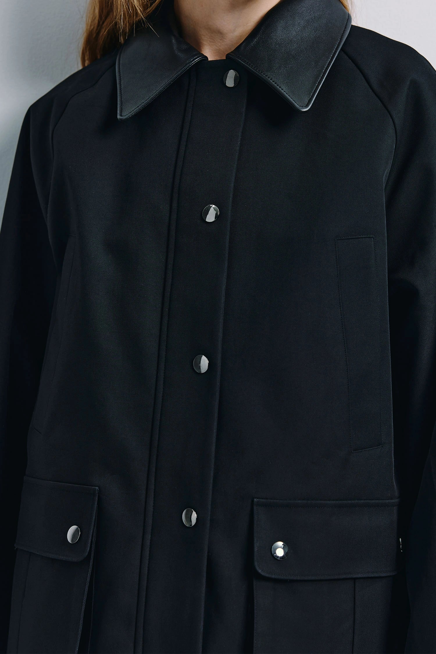 Roth Leather Barn Jacket Black