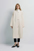 Anne Satin Coat Creme