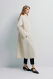 Anne Satin Coat Creme
