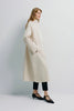 Anne Satin Coat Creme