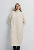 Anne Satin Coat Creme