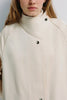Anne Satin Coat Creme