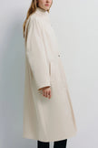 Anne Satin Coat Creme