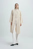 Anne Satin Coat Creme