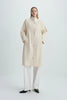 Anne Satin Coat Creme
