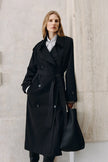 Lea Belted Trench Coat Black