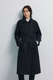 Lea Belted Trench Coat Black