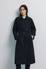 Lea Belted Trench Coat Black
