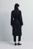 Lea Belted Trench Coat Black