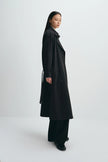Lea Belted Trench Coat Black