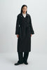 Lea Belted Trench Coat Black