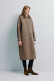 Jacob Hoody Coat Brown