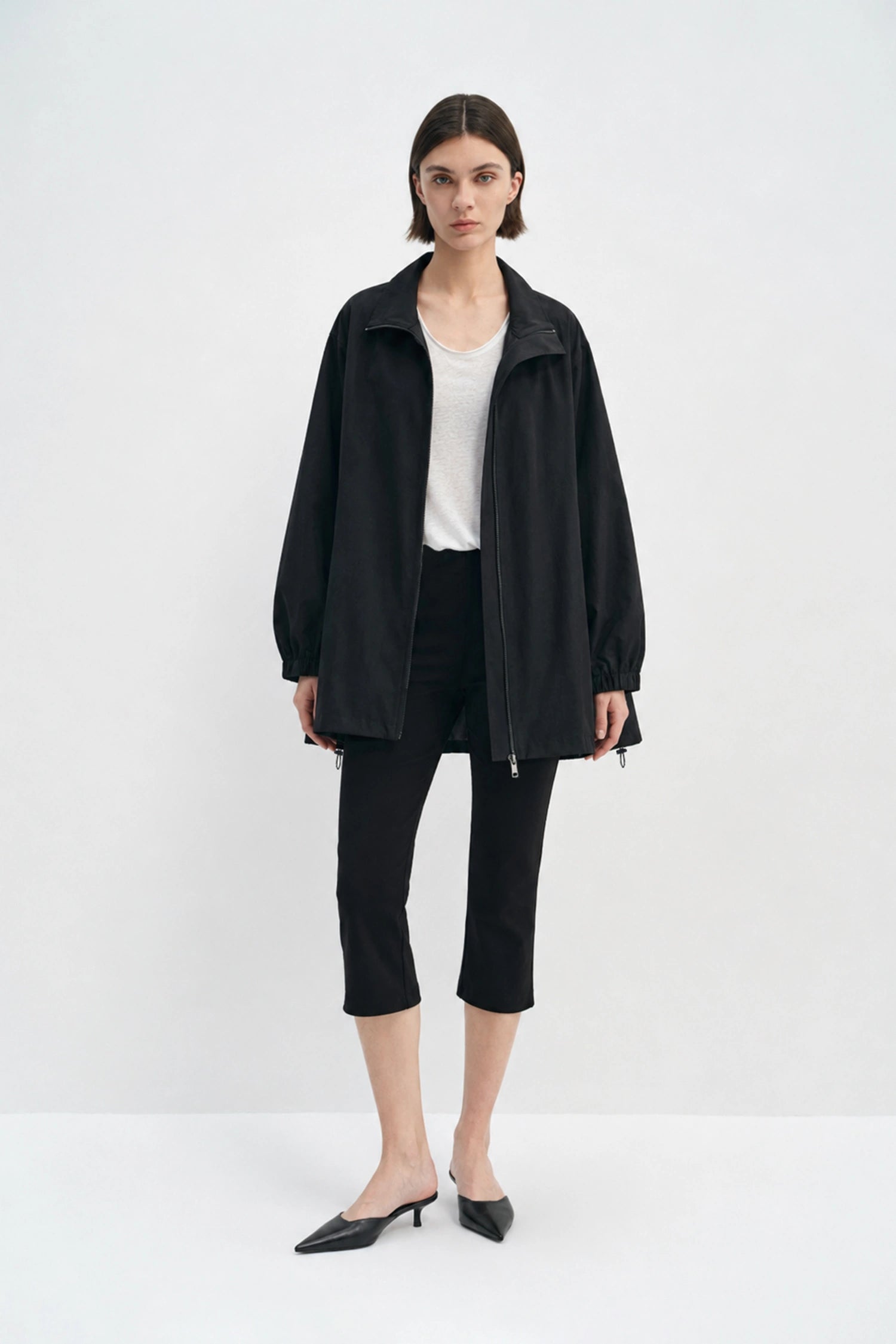 Corben Zip Front Parachute Jacket