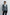 Trenton Pleat Waist Wool Blazer Charcoal