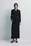 Lenn Fitted Short Blazer Black
