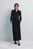 Lenn Fitted Short Blazer Black
