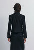 Lenn Fitted Short Blazer Black