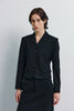 Lenn Fitted Short Blazer Black