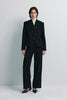 Camberly Collarless Short Blazer Black