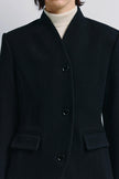 Camberly Collarless Short Blazer Black