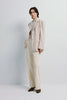 Ellison Oversized Shoulder Blazer Pebble