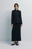Jin Slim Waist Wool Blazer Black