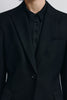 Jin Slim Waist Wool Blazer Black