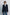 Jin Slim Waist Wool Blazer Navy